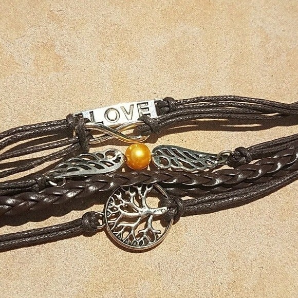 Love Tree of Life braided bracelet NEW Dreaming Tree DMB Dave Matthews - Picture 1 of 2